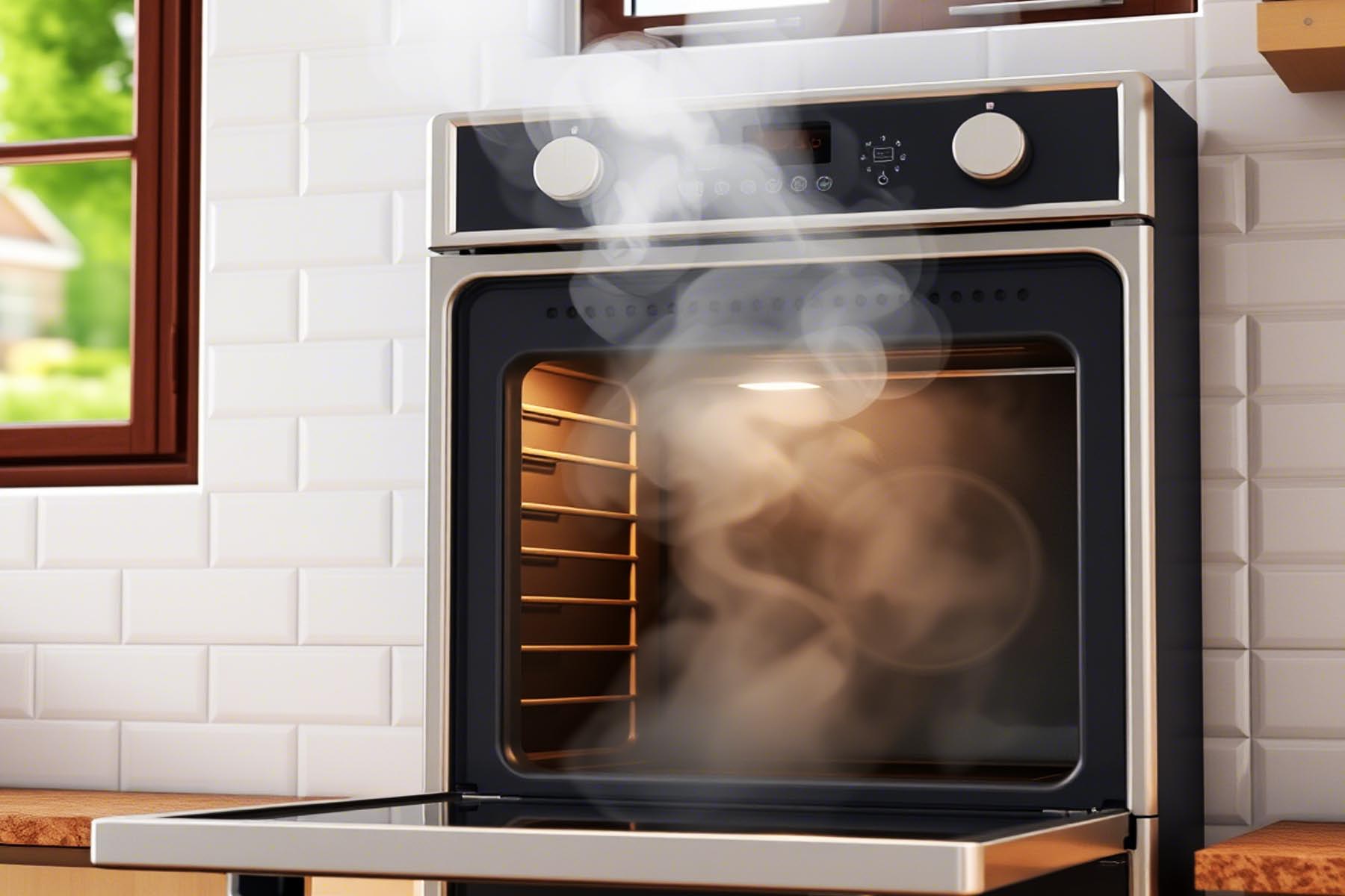 Diagnosing and repairing a smoking oven in a home kitchen in San Marcos TX