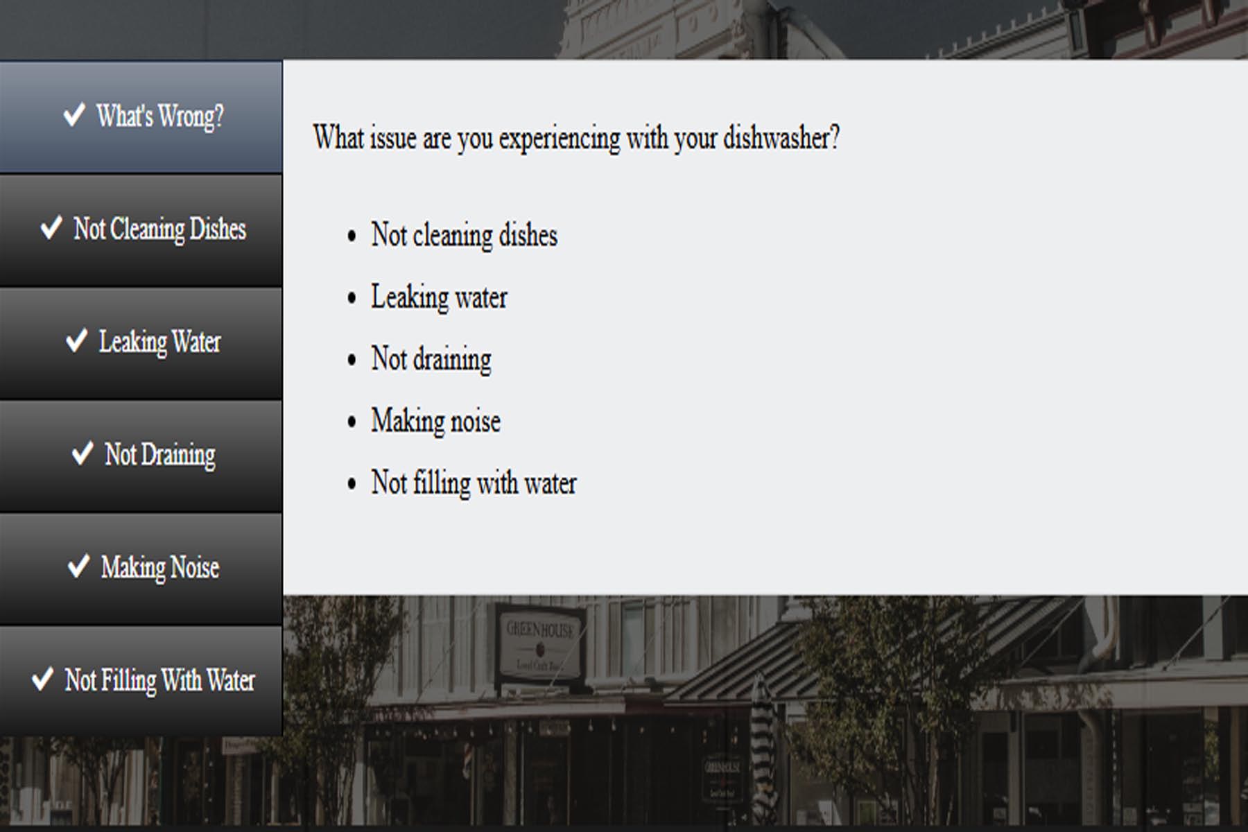 Residential Dishwasher Repair Troubleshooting in Georgetown TX