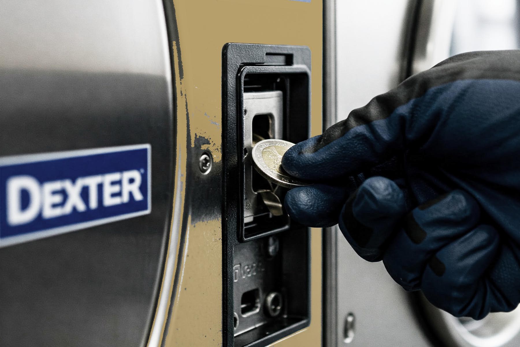 It’s the coin mechanism causing trouble. In San Marcos, hard water can leave behind mineral deposits that gum up the chute or cause jams.