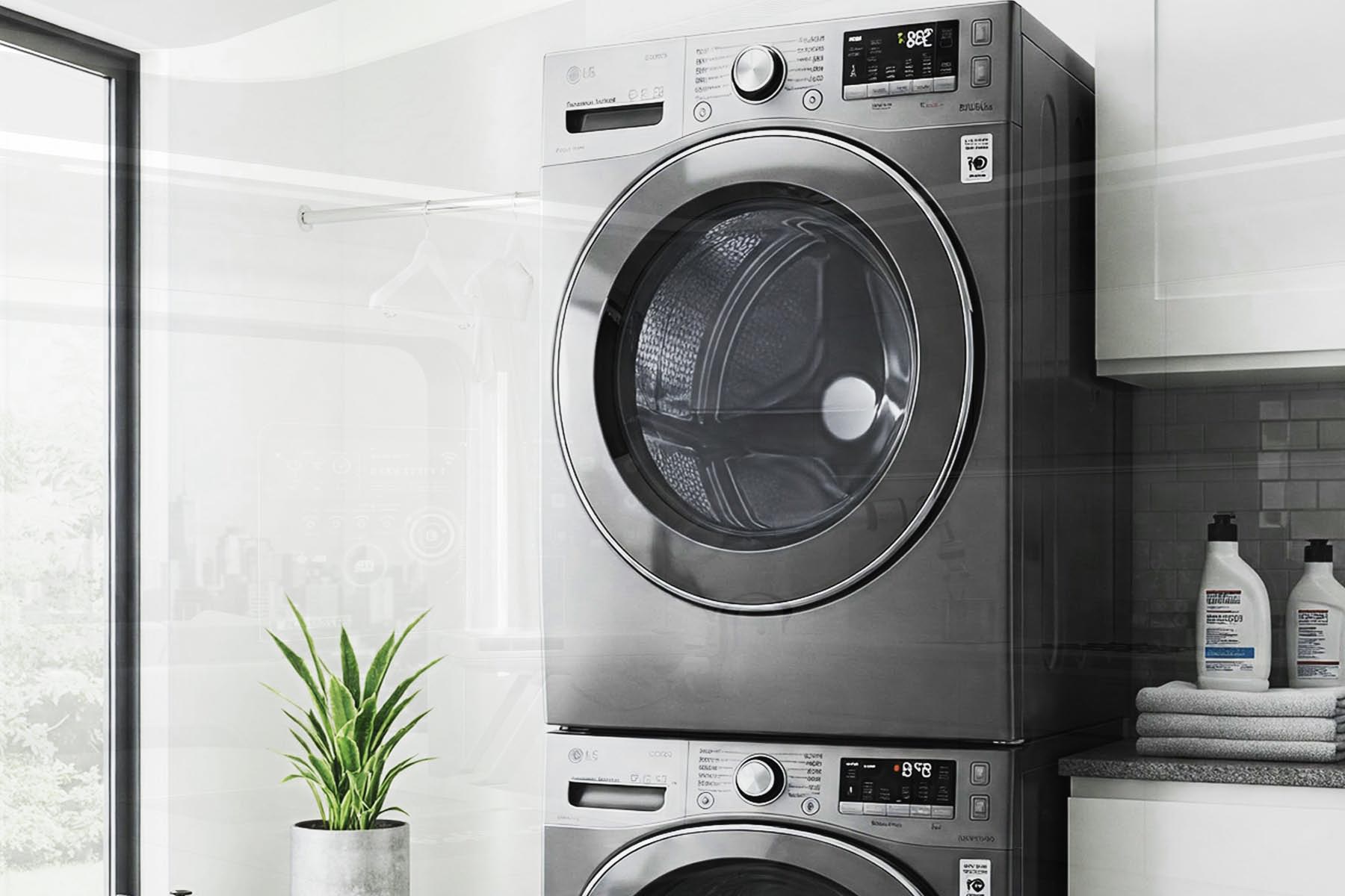 The LG WashTower™ — a sleek, all-in-one washer-dryer combo that stacks AI intelligence with convenience in Georgetown TX