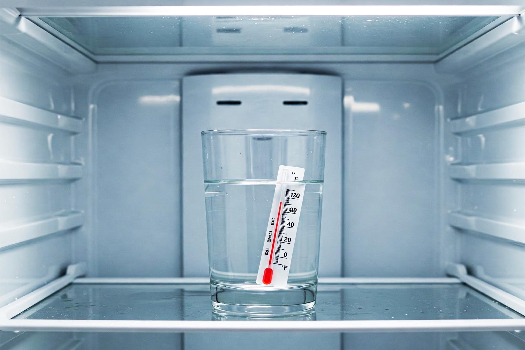 Pop the thermometer into the glass. Why water? Because it gives you the true average temperature your food experiences in Austin TX