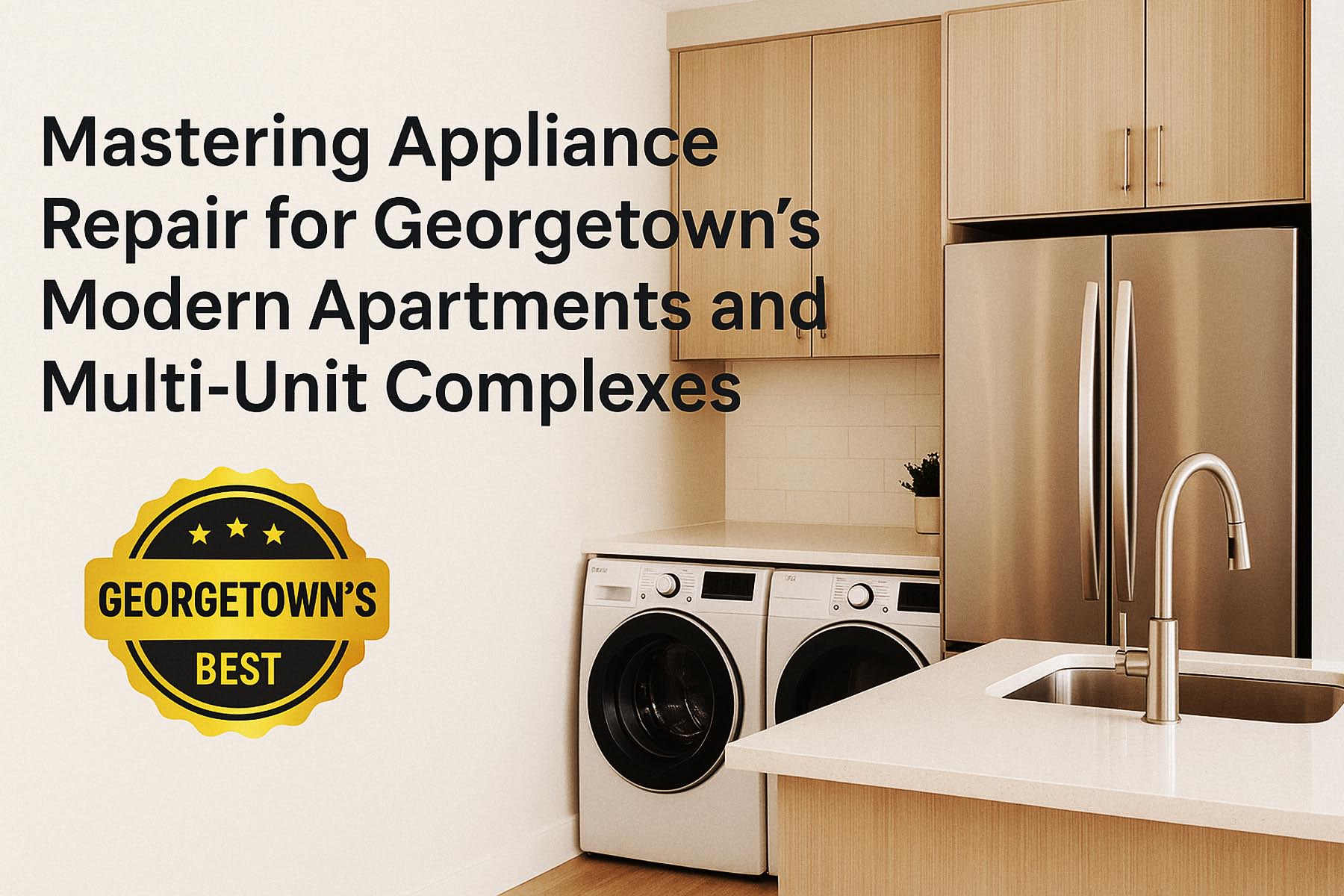 Appliance Repair for Georgetown’s Modern Apartments and Multi-Unit Complexes